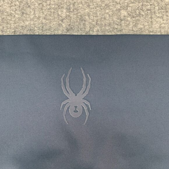 Spyder Active Leggings Womens M Medium Navy Cropped Pull On Stretch Pockets Yoga - Picture 9 of 11